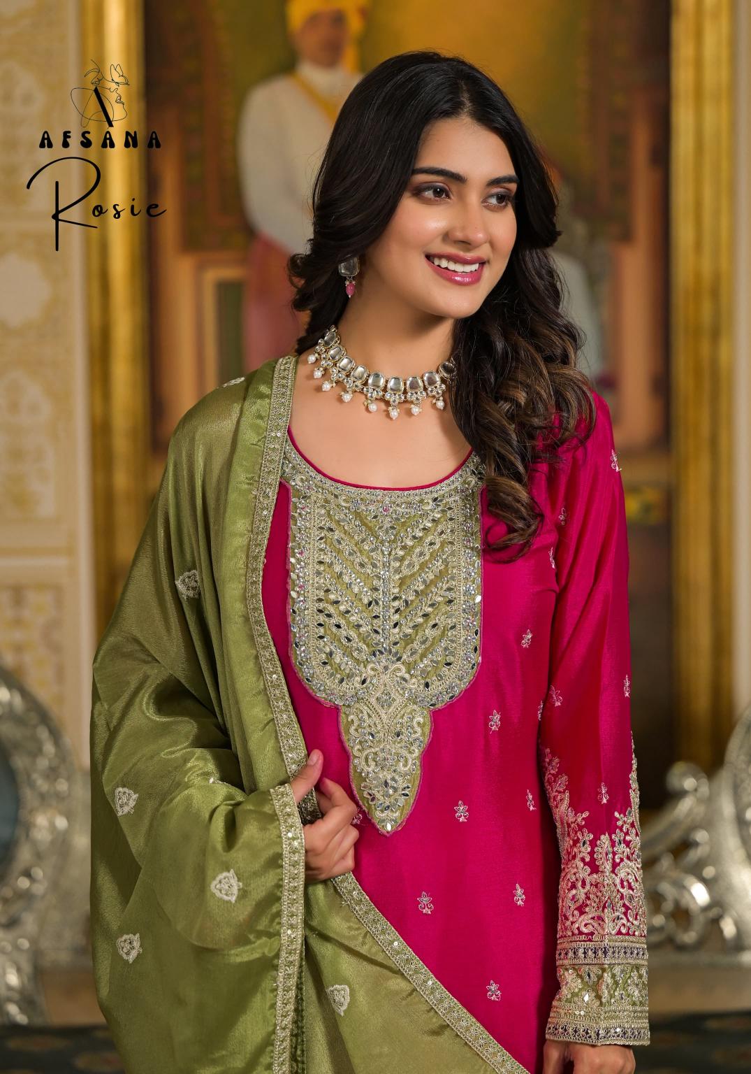 Afsana Rosie wedding outfit winter kurtis online shopping in india