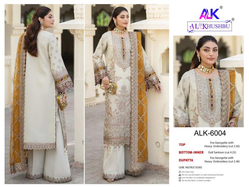 Al Khushbu Agha Noor Georgette Pakistani Suits Wholesale Catalog