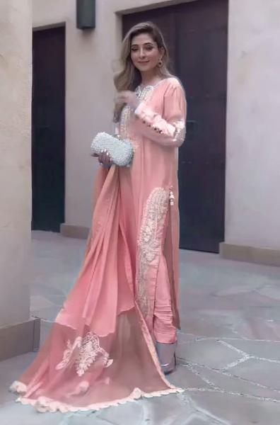Anamsa 609 Georgette Embroidered buy wholesale pakistani suits online