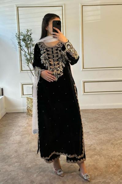 Anamsa 610 Georgette Embroidered original pakistani suits wholesale