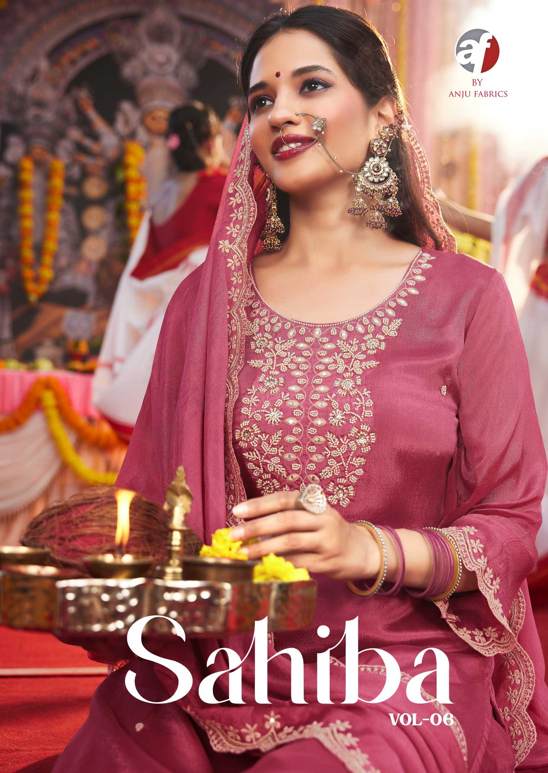 Anju Fabrics Sahiba Vol 6 Amazon Kurti Shopping Ladies India