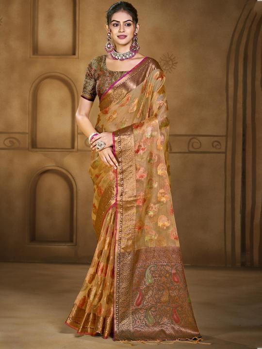 Bunawat Chandani Vol 2 organza sarees online shopping india