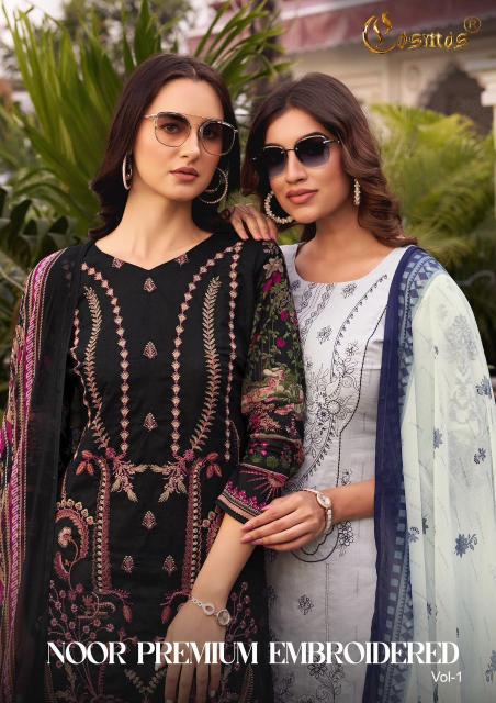 Cosmos Noor Premium Emberoidered Vol 1 salwar kameez wholesaler in surat