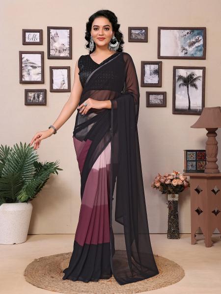 Dazira Meera 242 Fancy Georgette ready to wear saree online shopping in india