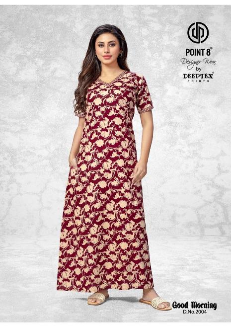 Deeptex Good Morning Vol-2 – Cotton Nighty - Wholesale Catalog