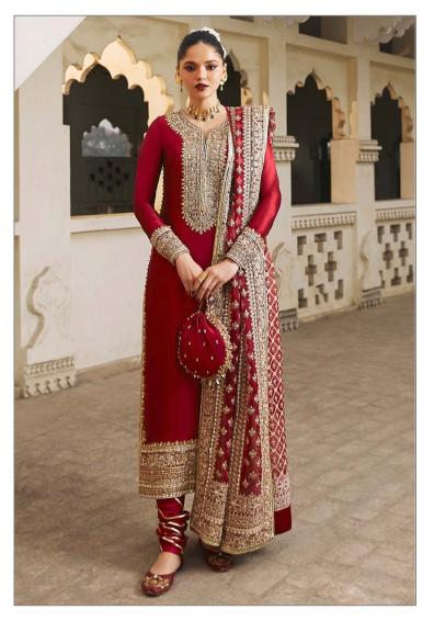 Dinsaa 272 A To B Georgette Designer Salwar Kameez Wholesale Catalog