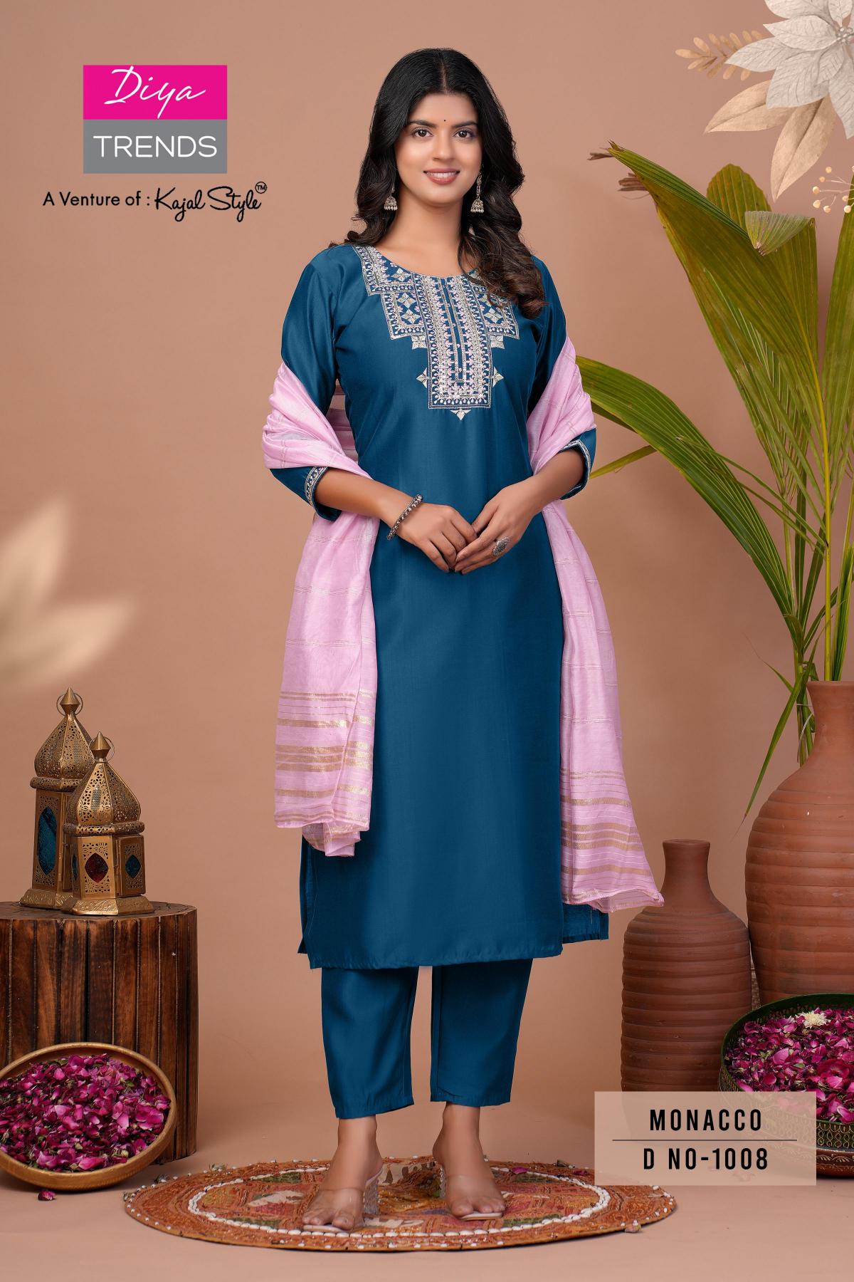Diya Monacco Vol 1 Embroidery Wholesale Catalog