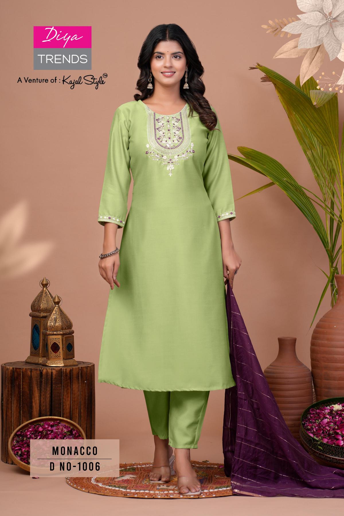 Diya Monacco Vol 1 Embroidery Wholesale Catalog