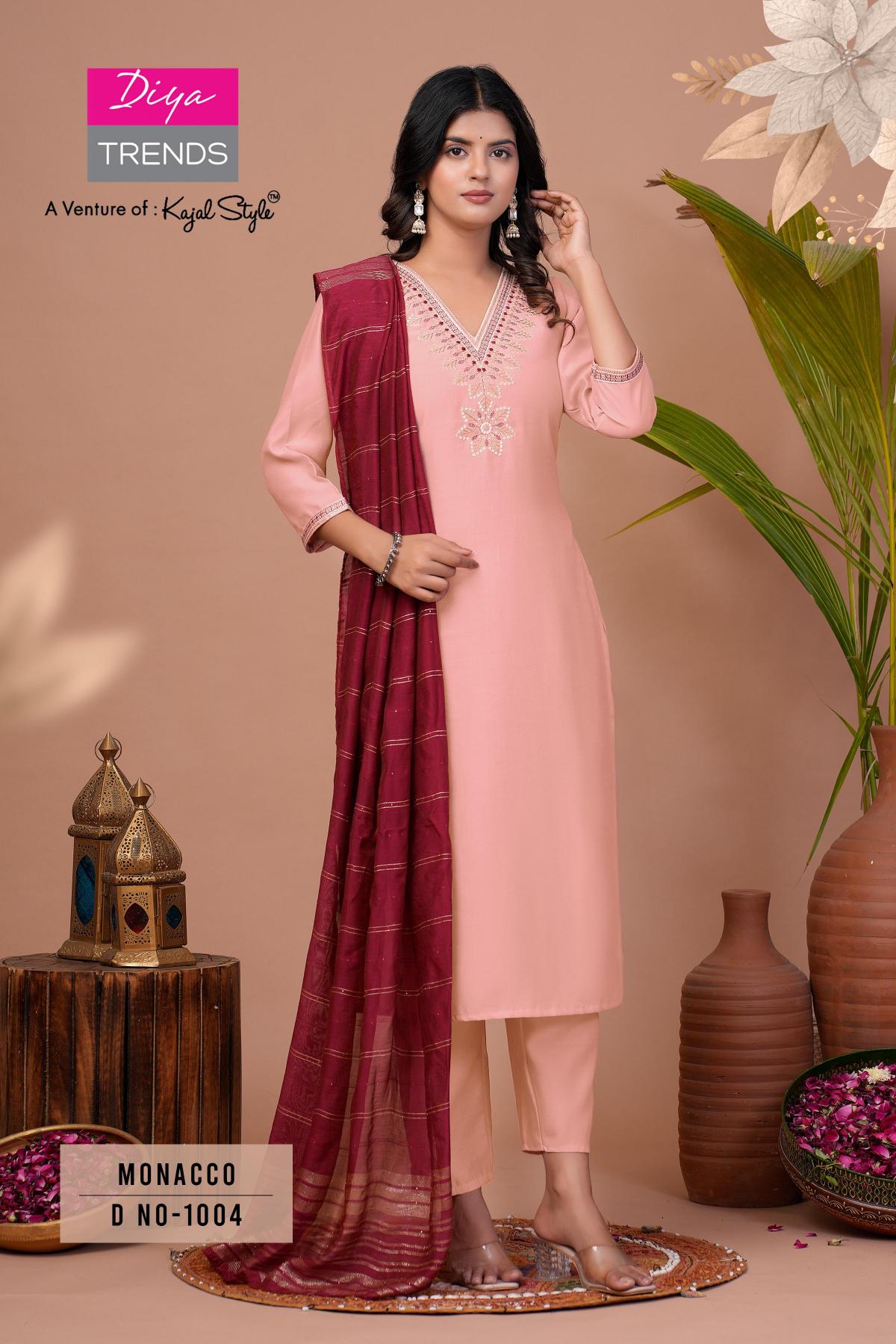 Diya Monacco Vol 1 Embroidery Wholesale Catalog