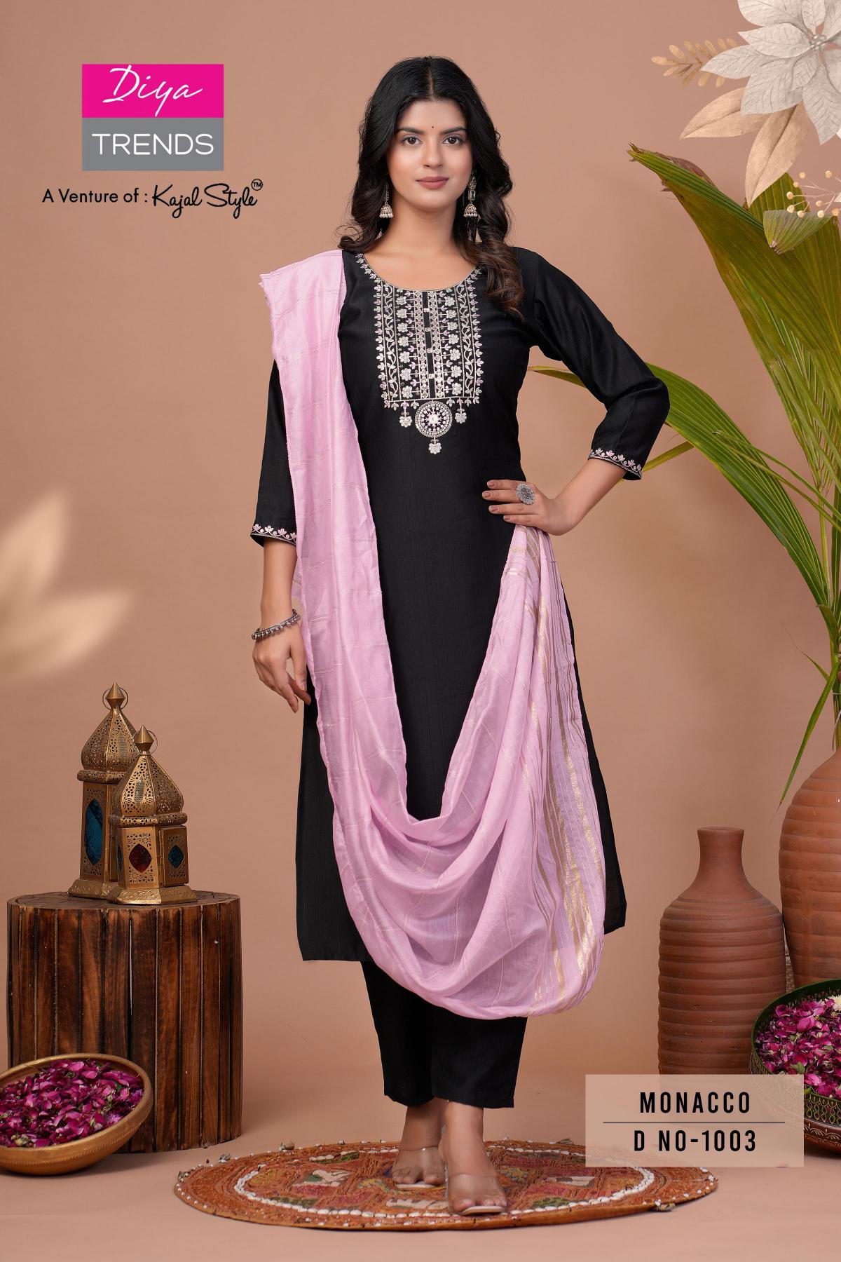 Diya Monacco Vol 1 Embroidery Wholesale Catalog