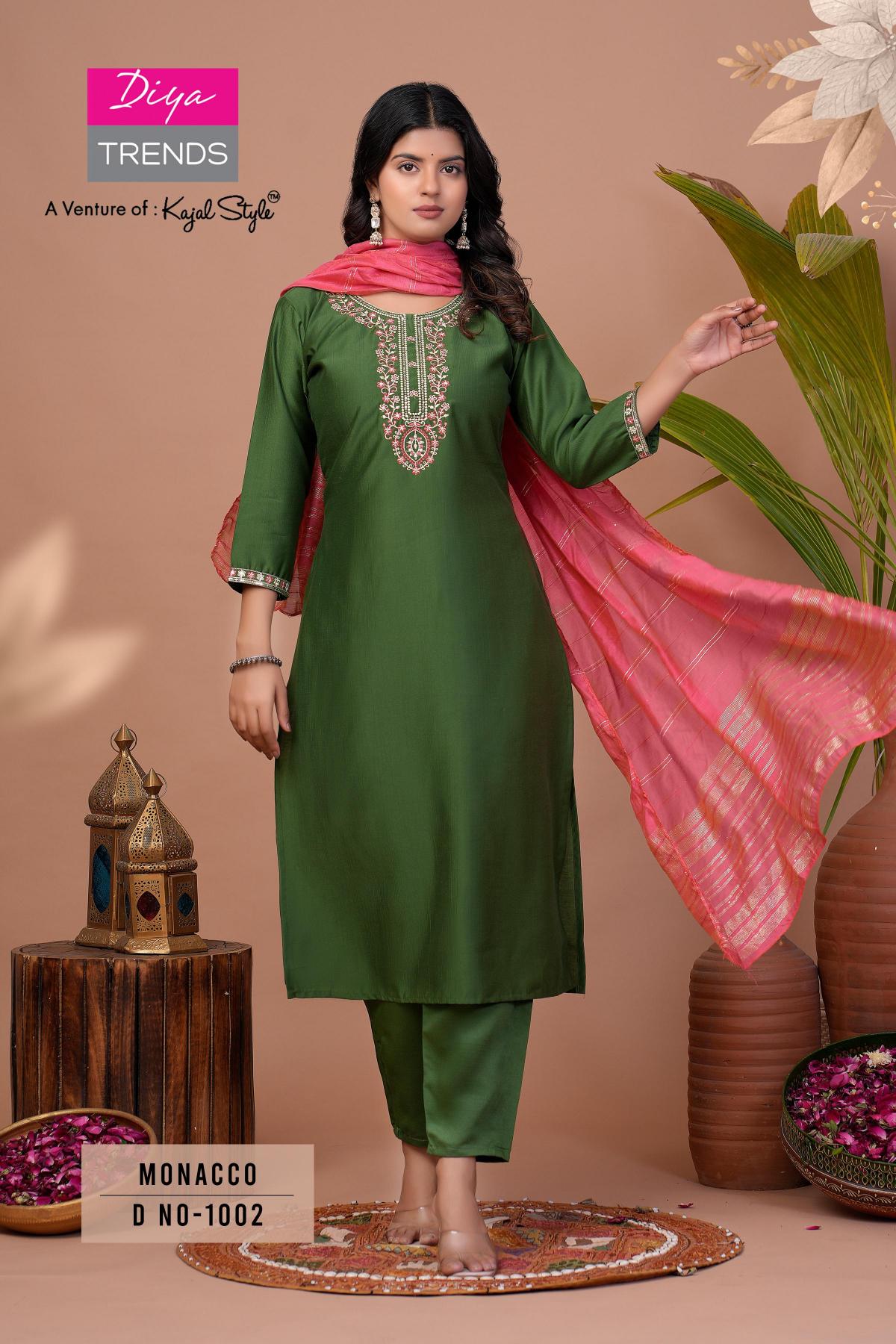 Diya Monacco Vol 1 Embroidery Wholesale Catalog