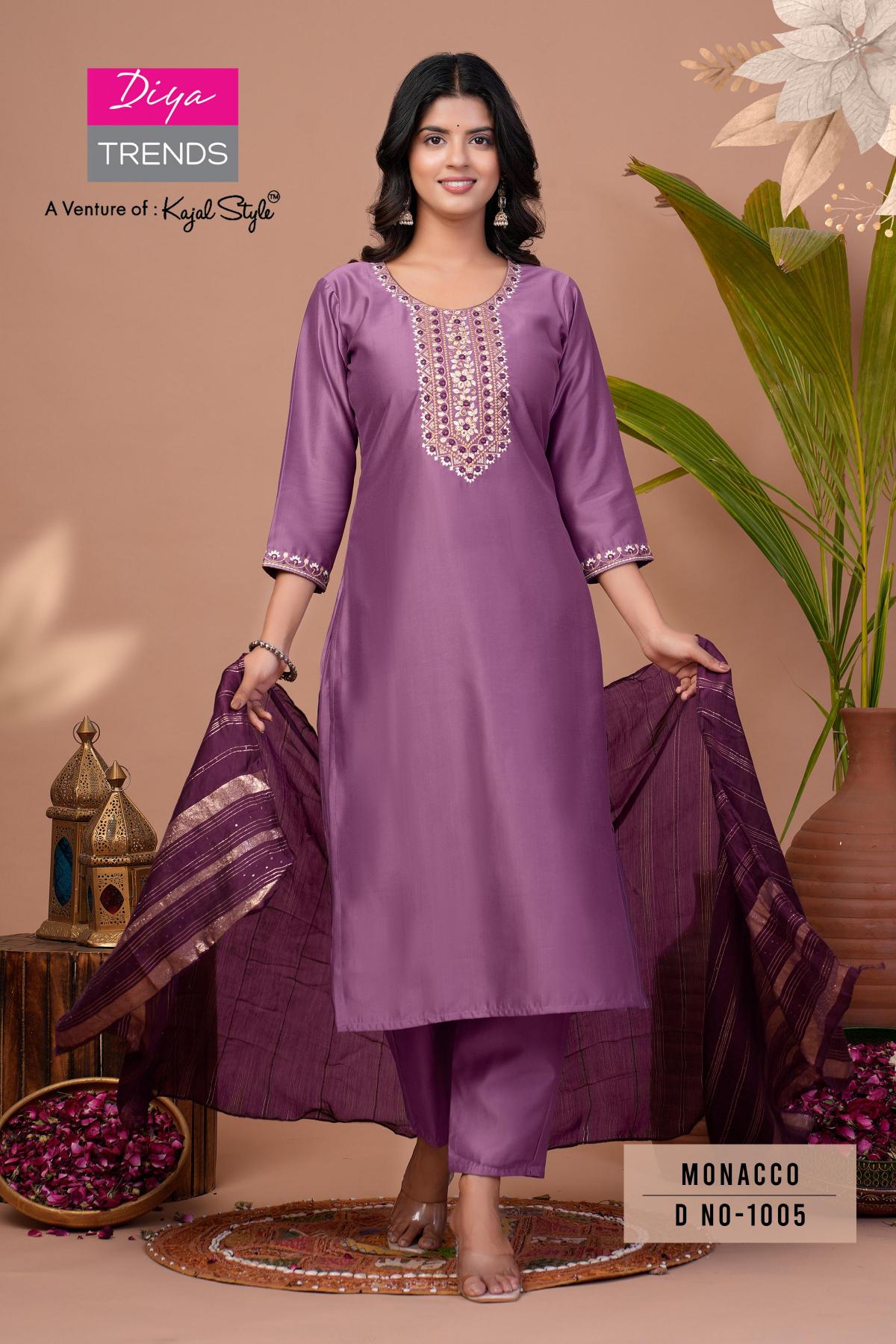 Diya Monacco Vol 1 Embroidery Wholesale Catalog