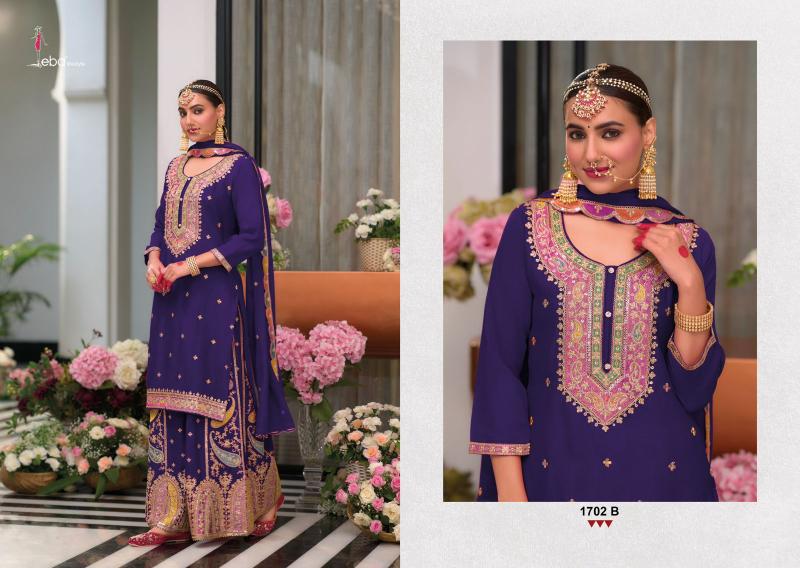 Eba Safroon Vol 3 Color Edi Gold Hevey Chinon Salwar Kameez Wholesale Catalog