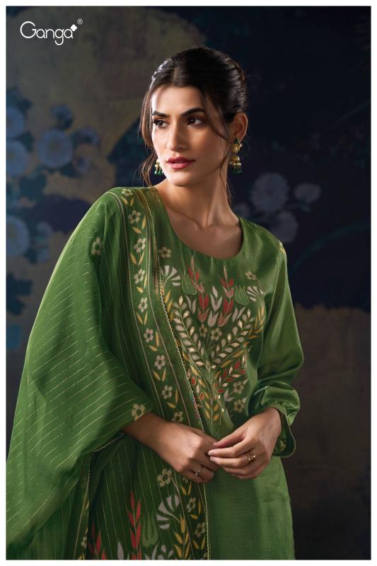 Ganga Alpa 3102 Premium Pure Bemberg Silk Salwar Kameez Wholeslae Catalog