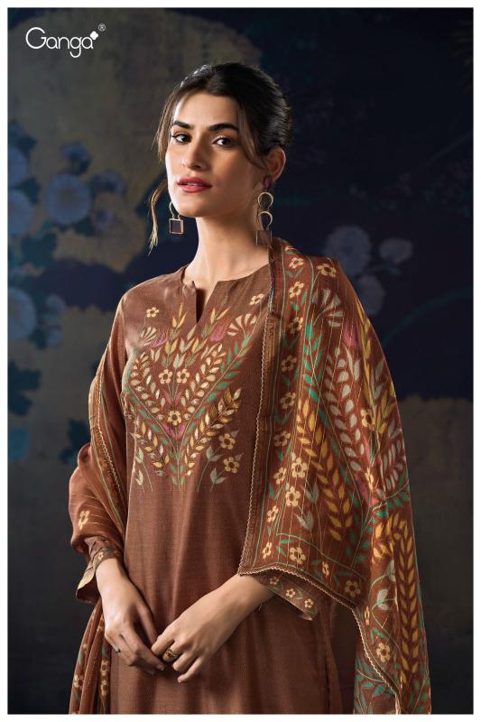 Ganga Alpa 3102 Premium Pure Bemberg Silk Salwar Kameez Wholeslae Catalog