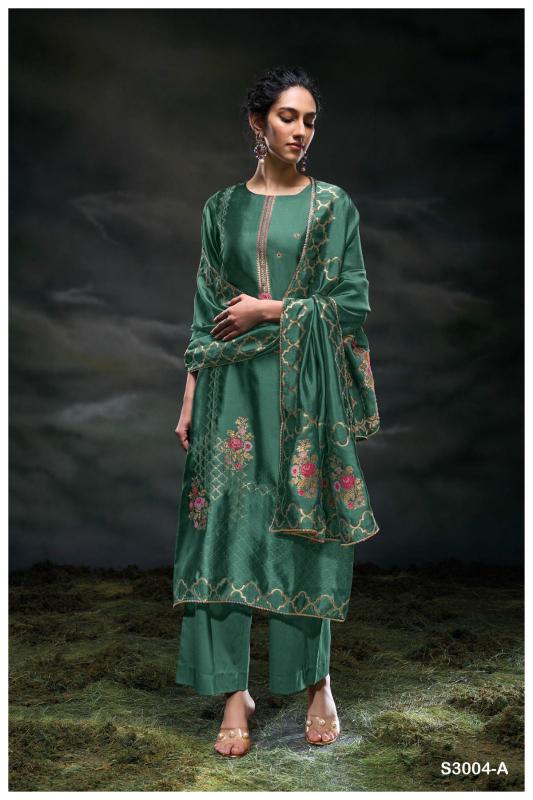 Ganga Arunny 3004 Premium Pure Viscose Salwar Suits wholesale catalog