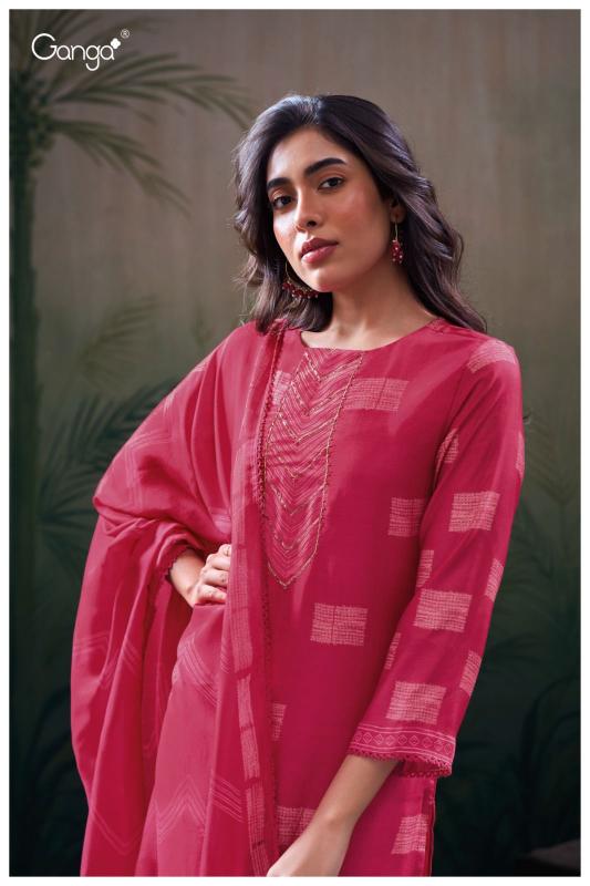 Ganga Hanisha 3100 Premium Pure Bemberg Silk Salwar Kameez Wholeslae Catalog