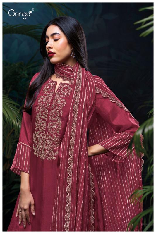 Ganga Kirthi 3113 Premium Pure Bemberg Salwar Kameez Wholesale Catalog