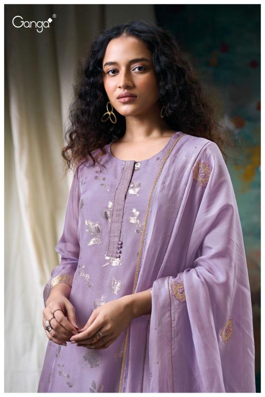 Ganga Tatiana 3043 Premium Pure Organza Silk Salwar Kameez Wholesale Catalog