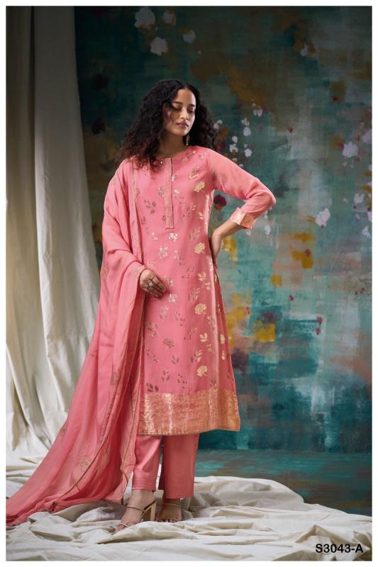 Ganga Tatiana 3043 Premium Pure Organza Silk Salwar Kameez Wholesale Catalog