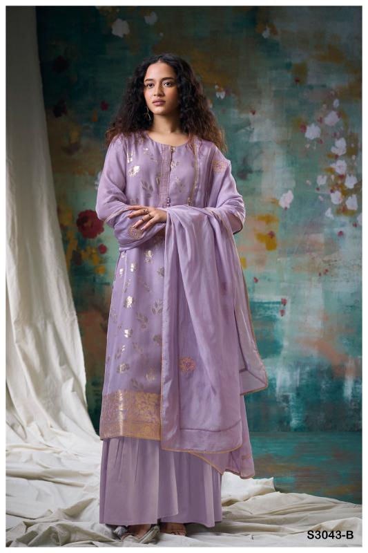 Ganga Tatiana 3043 Premium Pure Organza Silk Salwar Kameez Wholesale Catalog