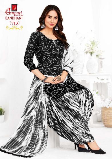 Ganpati Bandhani Vol-7 – Readymade Patiyala Suit - Wholesale Catalog