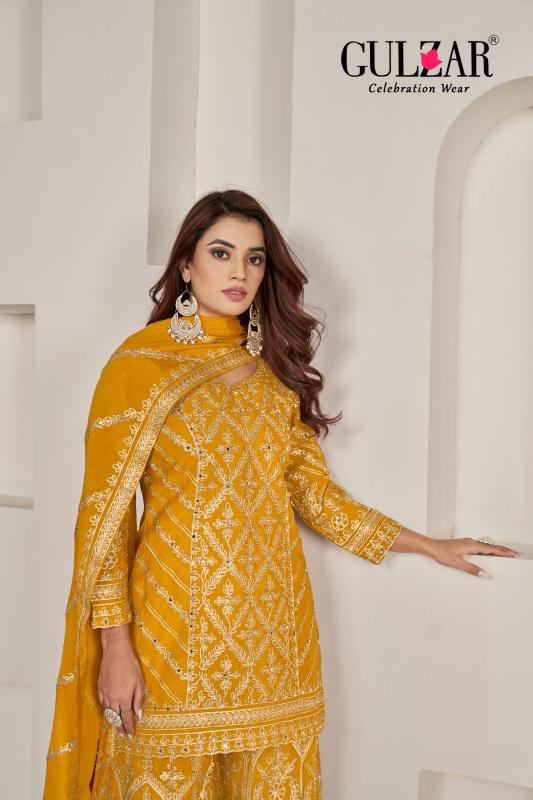 Gulzar Gotakari 2091 - 2093 Premium Chinnon Salwar Kameez Wholesale Catalog