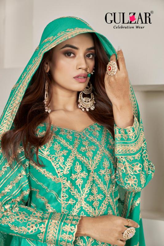 Gulzar Gotakari 2091 - 2093 Premium Chinnon Salwar Kameez Wholesale Catalog