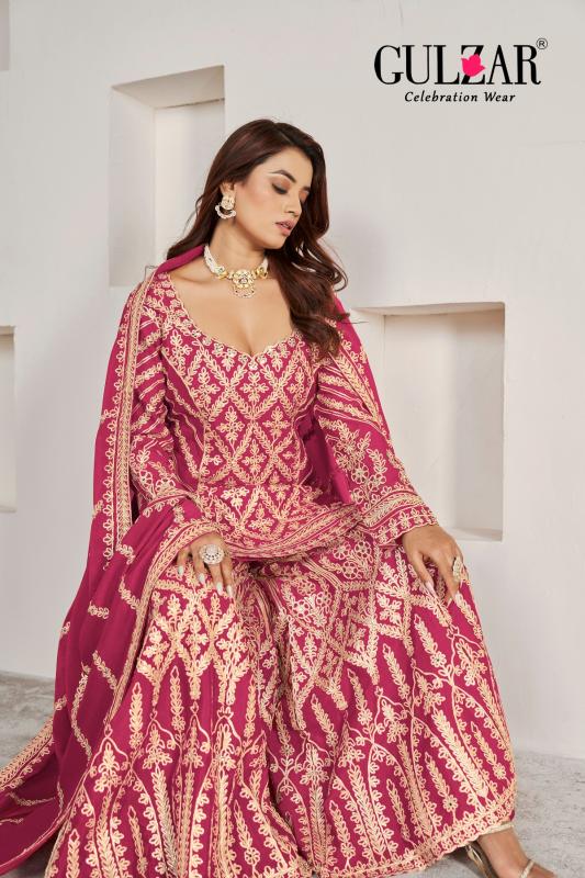 Gulzar Gotakari 2091 - 2093 Premium Chinnon Salwar Kameez Wholesale Catalog