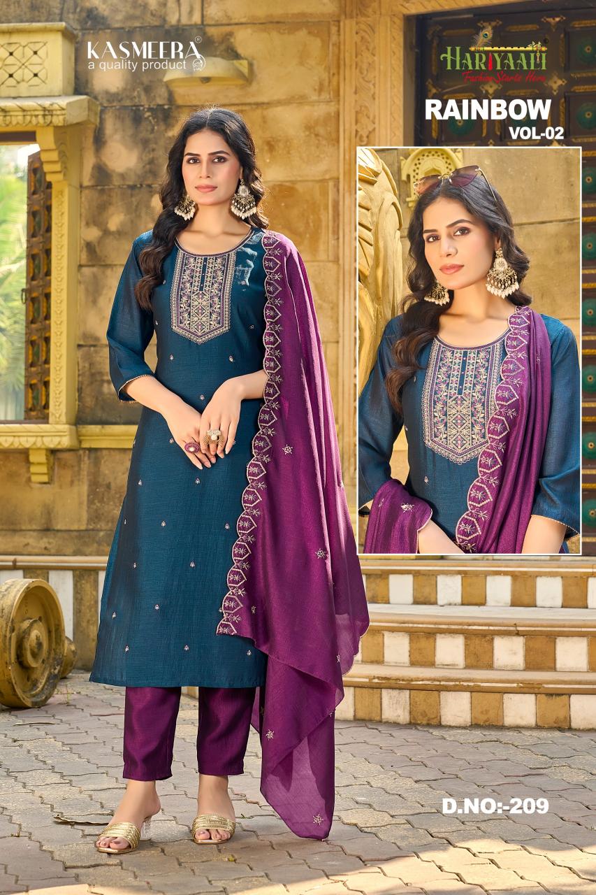 Hariyaali Rainbow Vol 2 (1) buy winter kurtis india