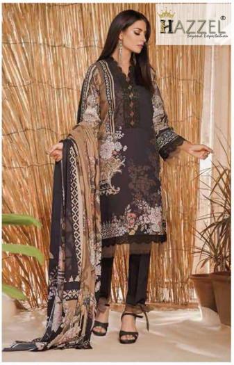 Hazzel 0109 Cotton Dupatta wholesale dealers of pakistani suits in delhi
