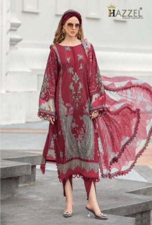 Hazzel 2003 Cotton Dupatta Pakistani wholesale replica suits in delhi