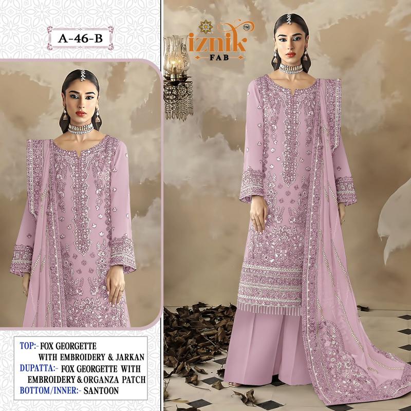 Iznik 46 ABCD wholesale market for pakistani suits in hyderabad