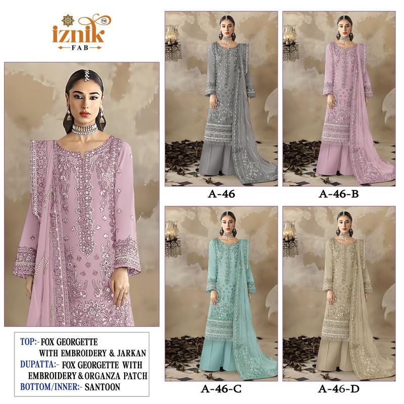 Iznik 46 ABCD wholesale market for pakistani suits in hyderabad