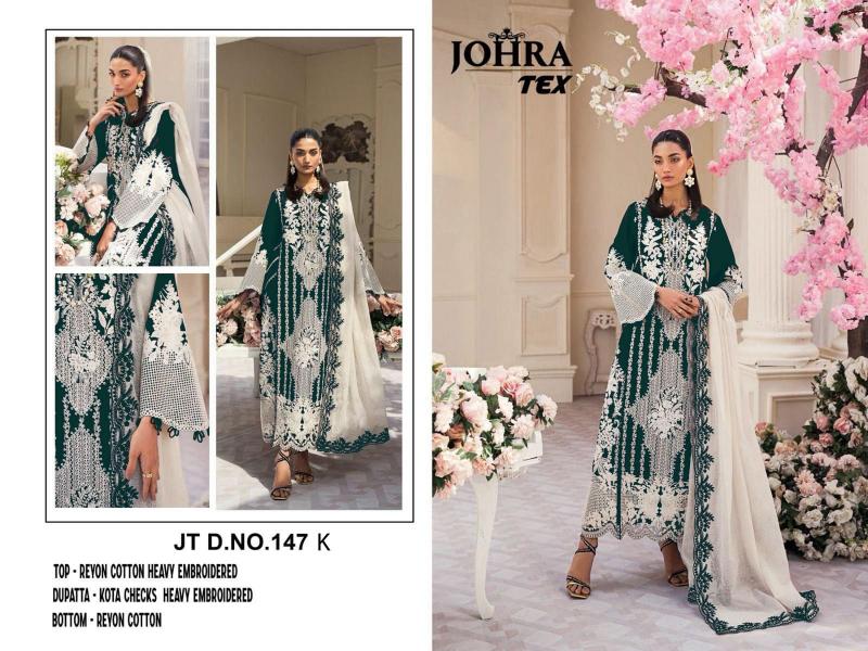 Johra Tex 147 K Embroidered pakistani suits wholesalers in hyderabad