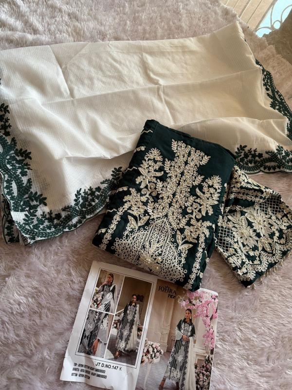 Johra Tex 147 K Embroidered pakistani suits wholesalers in hyderabad