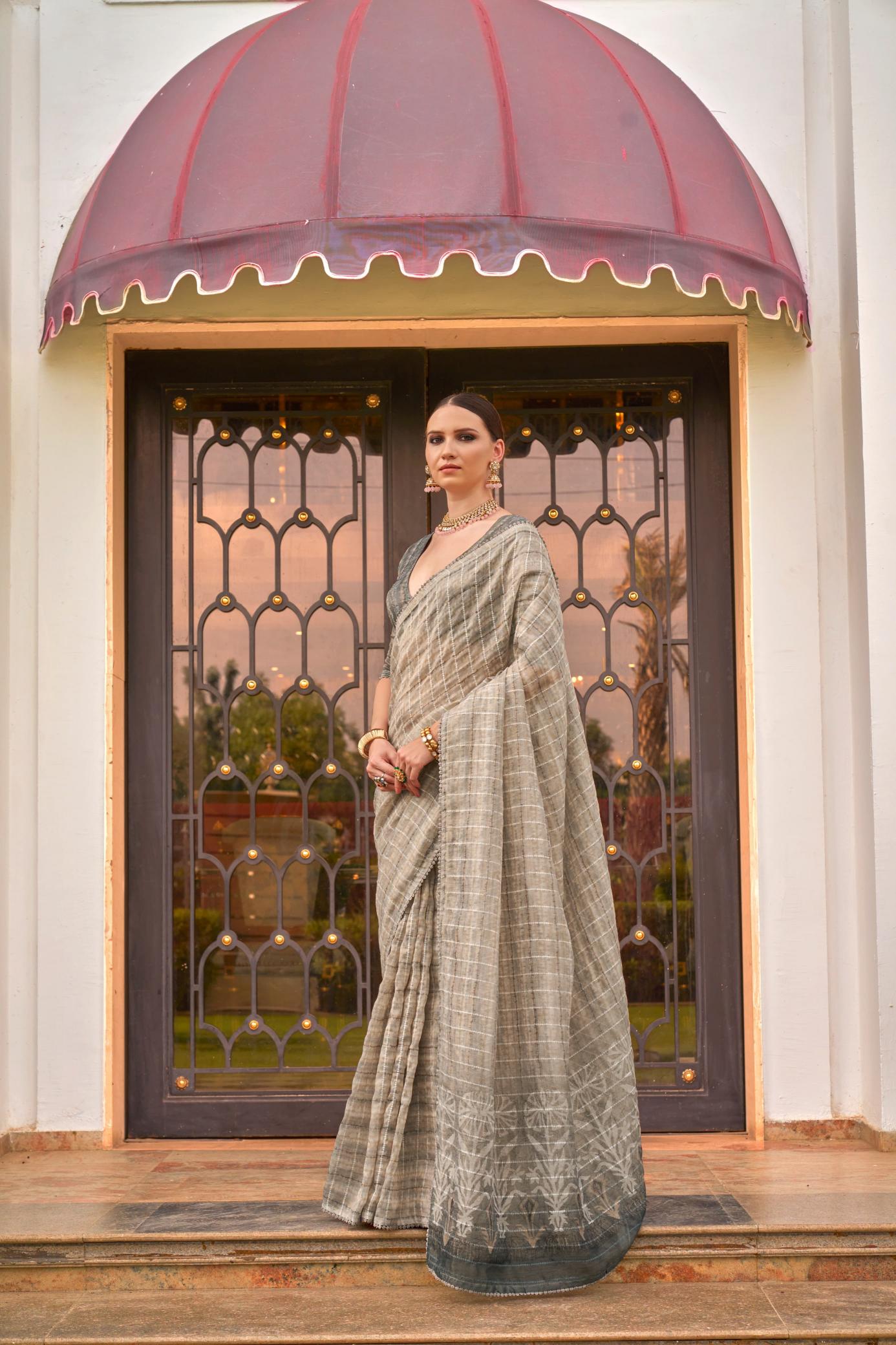 Kala Jamun Luxuria Tissue Silk most expensive saree brand in india