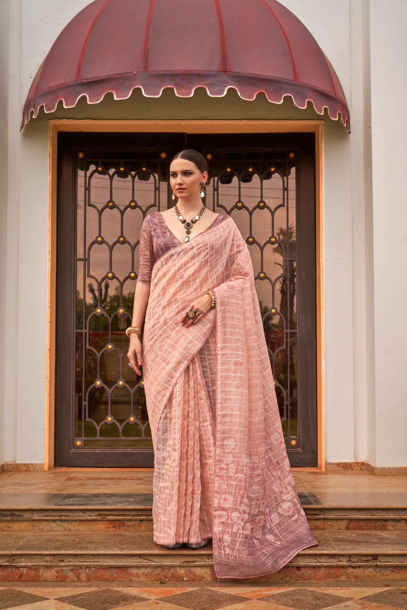 Kala Jamun Luxuria Tissue Silk most expensive saree brand in india