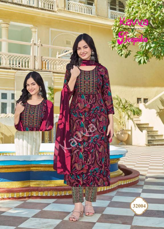 Kavya Deepika Vol 32 Straight Kurti Wholesale catalog 