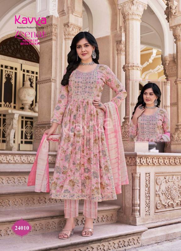 Kavya Zeenat Vol 24 Foil Printed wholesale kurtis online india