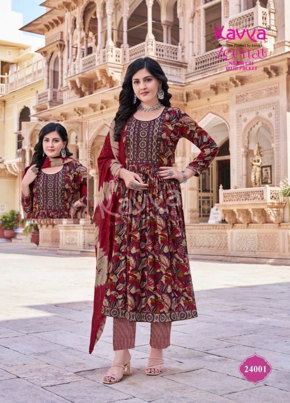 Kavya Zeenat Vol 24 Foil Printed wholesale kurtis online india