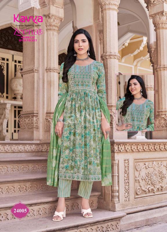 Kavya Zeenat Vol 24 Foil Printed wholesale kurtis online india