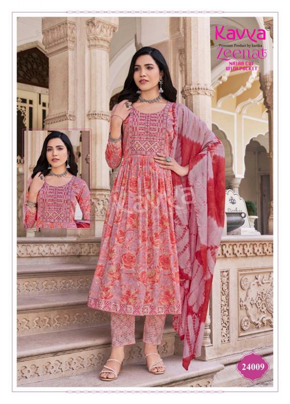 Kavya Zeenat Vol 24 Foil Printed wholesale kurtis online india