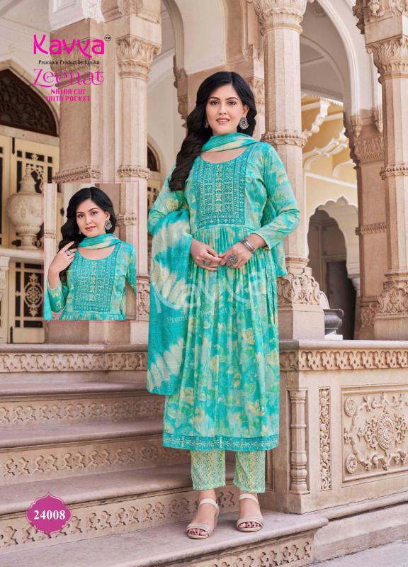 Kavya Zeenat Vol 24 Foil Printed wholesale kurtis online india