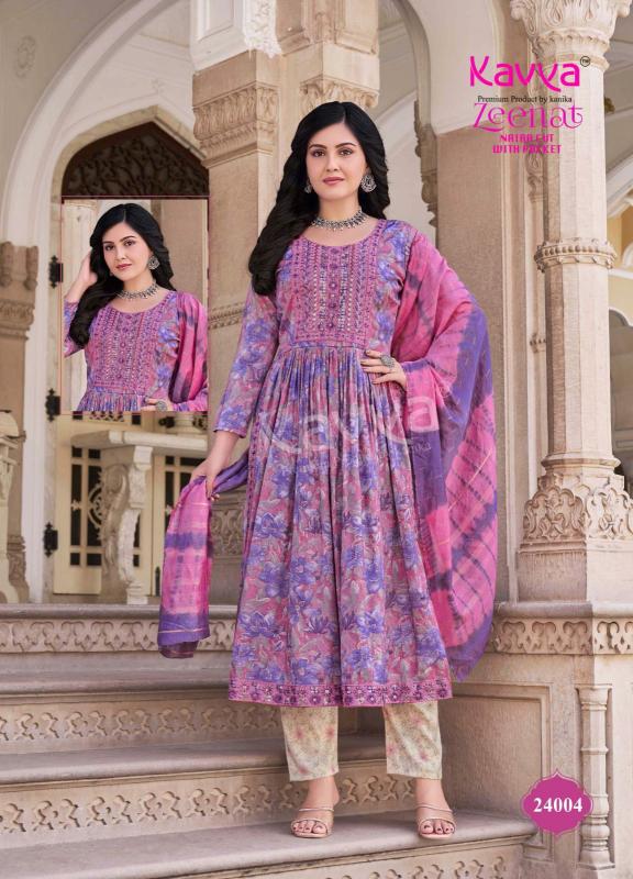 Kavya Zeenat Vol 24 Foil Printed wholesale kurtis online india