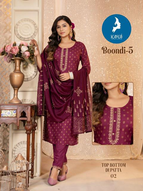 Kaya Boondi Vol 5 long straight kurtis online shopping india