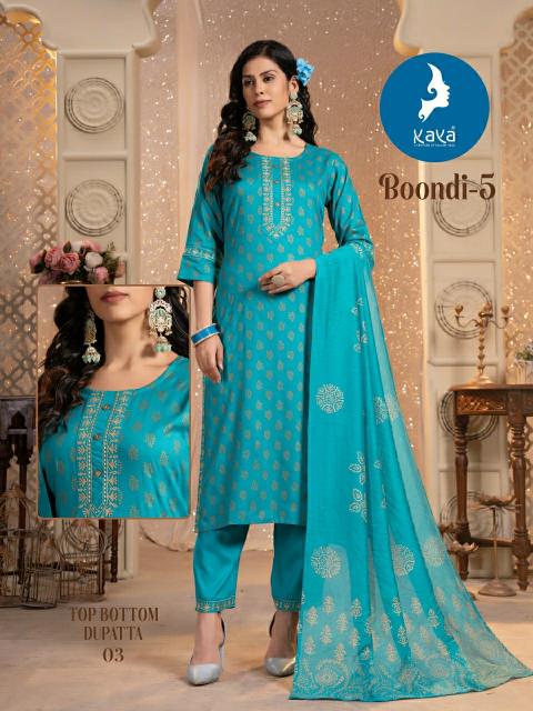 Kaya Boondi Vol 5 long straight kurtis online shopping india