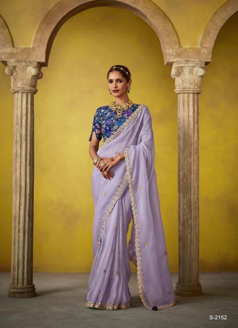 Kimora Divani Embroidered best Designer saree brand in india