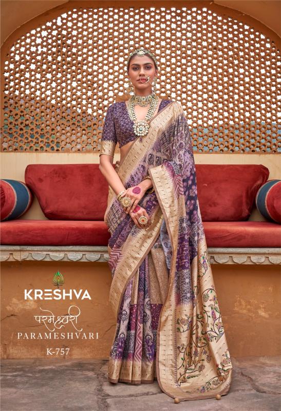 Kreshva Parameshvari silk saree brands in india