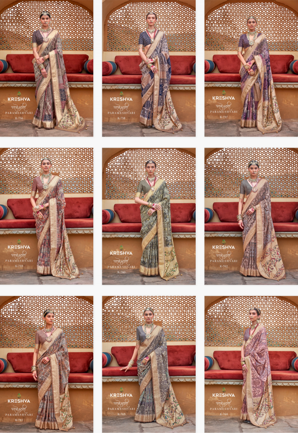 Kreshva Parameshvari silk saree brands in india